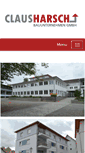 Mobile Screenshot of bauunternehmen-harsch.de